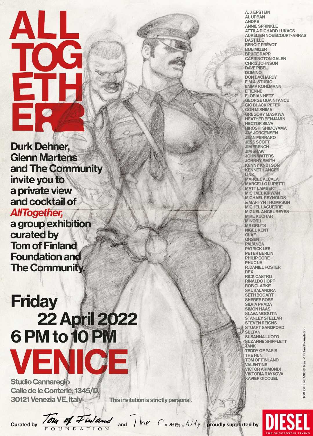 AllTogether — Diesel × Tom of Finland
